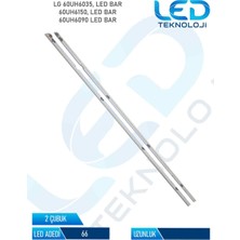 OEM Lg 60UH6035 2 Parca 60  Inc Tv LED Bar