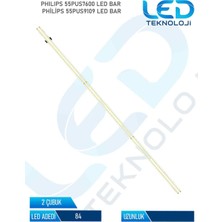 OEM Philips 55PUS7600 Tv LED Bar 2 Parca 55 Inc