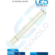 OEM Sony KD-55X8500A LED Bar 4 Parca 55 Inc