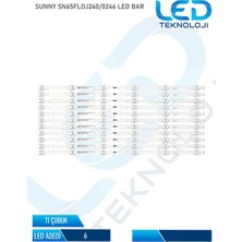 OEM Sunny SN65FLDJ240/0246 LED Bar 11 Parca 6 Inc