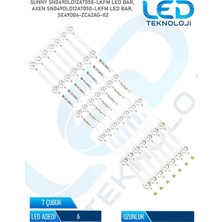 OEM Axen AX49DIL075/0100 7 Parça 49 Inc Tv LED Bar