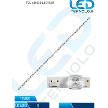 OEM Tcl 43P635 Tv LED Bar Seti