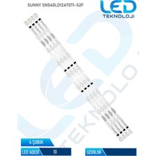 OEM Sunny SN040LD12AT071-S2F 4 Parca 40 Inc Tv LED Bar