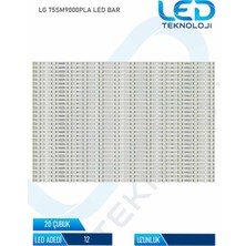 OEM Lg 75SM9000PLA Tv LED Bar 20 Parca 75 Inc