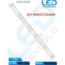 OEM Vestel 32H9500 2 Parça 32 Inc Tv LED Bar
