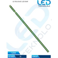 OEM Lg 55LX343C Tv LED Bar 2 Parça 55 Inc
