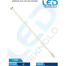 OEM Arcelik A47-LEP-6B Tv LED Bar 2 Parca 47 Inc