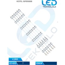 OEM Vestel 50UD8800 6 Parça 50 Inc Tv LED Bar