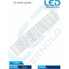 OEM Tcl 75P635  Tv LED Bar 6 Parca 75 Inc