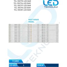 OEM Tcl 55C715 12 Parça 55 Inc Tv LED Bar