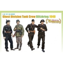Dragon 6654 1/35 Ölçek, Hayalet Tümen (Blitzkrieg 1940) Tankçı Asker Figürleri Plastik Model Kiti
