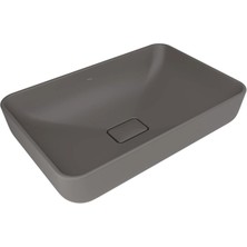 Kale Zero 2.0 60X40 cm Mat Antrasit-Gri Dikdörtgen Çanak Lavabo