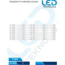 OEM Panasonic TX-49DS500E LED Bar 8 Parca 49 Inc
