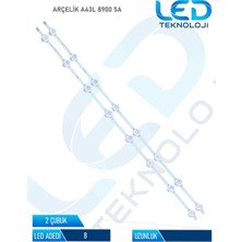 OEM Arcelik A43L 8900 5A 2 Parca 43 Inc Tv LED Bar