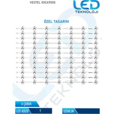 OEM Vestel 55CA9550 12 Parça 55 Inc Tv LED Bar