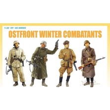 Dragon 6652 1/35 Ölçek, Ostfront Kış Savaşçıları (1942-43) Asker Figürleri Plastik Model Kiti