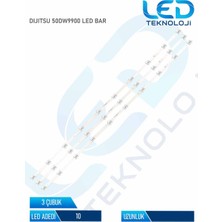 OEM Dıjutsu 50DW9900 LED Bar 3 Parca 50 Inc