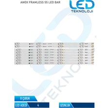 OEM Awox Framless 55 8 Parca 55 Inc Tv LED Bar