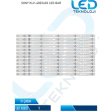 OEM Sony KLV-40EX430 LED Bar 12 Parca 40 Inc