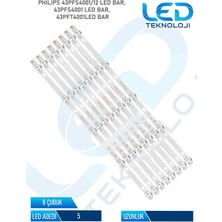 OEM Philips 43PFS4001/12 Tv LED Bar 8 Parca 43 Inc