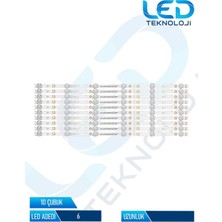 OEM Sanyo LE124S1FMD LED Bar 10 Parca 50 Inc