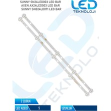 OEM Sunny SN24LED003 Tv LED Bar 2 Parca 24 Inc
