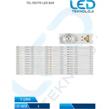OEM Tcl 55C715 LED Bar 12 Parca 55 Inc