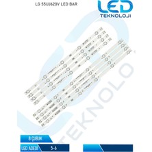 OEM Lg 55UJ620V LED Bar 8 Parca 55 Inc