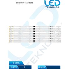 OEM Sony KD-55XH8096 10 Parça 55 Inc Tv LED Bar