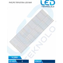 OEM Phılıps 75PUS7354 Tv LED Bar 16 Parca 75 Inc