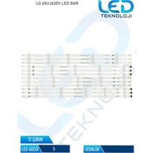 OEM Lg 65UJ630V 12 Parca 65 Inc Tv LED Bar