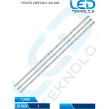 OEM Philips 43PUK4900/12 LED Bar 3 Parca 43 Inc