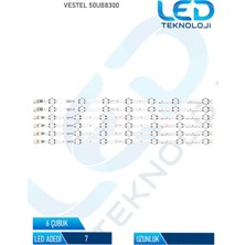 OEM Vestel 50UB8300 6 Parça 50 Inc Tv LED Bar