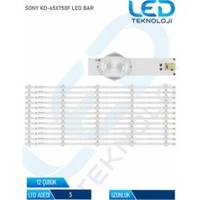 OEM Sony KD-65X750F LED Bar 12 Parca 65 Inc