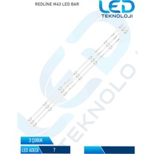 OEM Redlıne M43 LED Bar 3 Parca 43 Inc