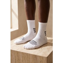 Bony Socks Unisex Çizgi Desenli Padel Soket Çorap