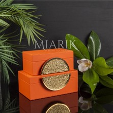 Miarik Design 2 Li Deri Kutu Aksesuarli 8X16 10X20 cm