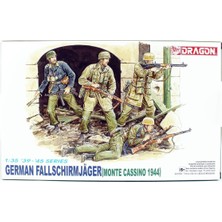Dragon 6005 1/35 Ölçek, Alman Paraşütcüler (Monte Cassıno 1944) Figürleri Plastik Model Kiti