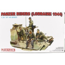 Dragon 6156 1/35 Ölçek, Tank Mürettebatı Figürleri, Lorraine 1944, Plastik Model Kiti