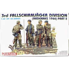 Dragon 6143 1/35 Ölçek, 3.paraşütcü Timi (Ardennes 1944) Part2 Figürleri,  Plastik Model Kiti