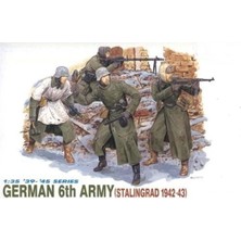 Dragon 6017 1/35 Ölçek, Alman 6.ordu Askerleri, (Stalingard 1942/43) Figürleri Plastik Model Kiti