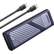 Ugreen 35576 CM559 Usb-C 3.2 Gen2 20GBPS M.2 Nvme Sata SSD Muhafazası ve Soğutma Pedi