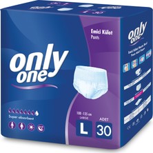 Only One Emici Külot Bezi L 30 Adet Akıllı Tasarım ile Yüksek Emme Gücü ve Konfor
