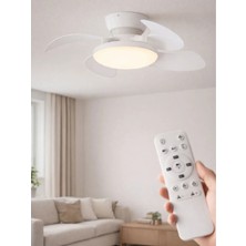 Orbus Uzaktan Kumandalı Led'li Tavan Vantilatörü Vl6 - Motor Dc 25W LED 45W 3000K-6500K