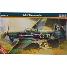 Mistercraft B019 1/72 Ölçek, Yakovlev Yak-1m Normandiya Savaş Uçağı, Plastik Model Kiti