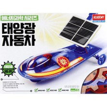 Academy 18114 Güneş Enerjisi ile Çalışan Araba Kiti, Plastik Model Kiti