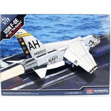Academy 12521 1/72 Ölçek, Usn F-8e VF-162 (The Hunters) Savaş Uçağı, Plastik Model Kiti