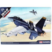 Academy 12535 1/72 Ölçek, Usn F/A-18F Savaş Uçağı, Plastik Model Kiti