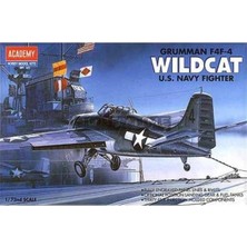 Academy 12451 1/72 Ölçek, F4F-4 Wildcat Savaş Uçağı, Plastik Model Kiti