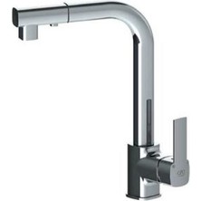 Gpd Pedra Spiralli Eviye Bataryası MES160 Tezgah Üstü Montaj Krom Kaplama 270 mm Yükseklik